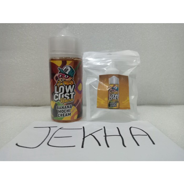 ECER JBL LOWCOST REBORN BANANA MOCHI CREAM 3MG 6MG LIQUID VAPE VAPOR