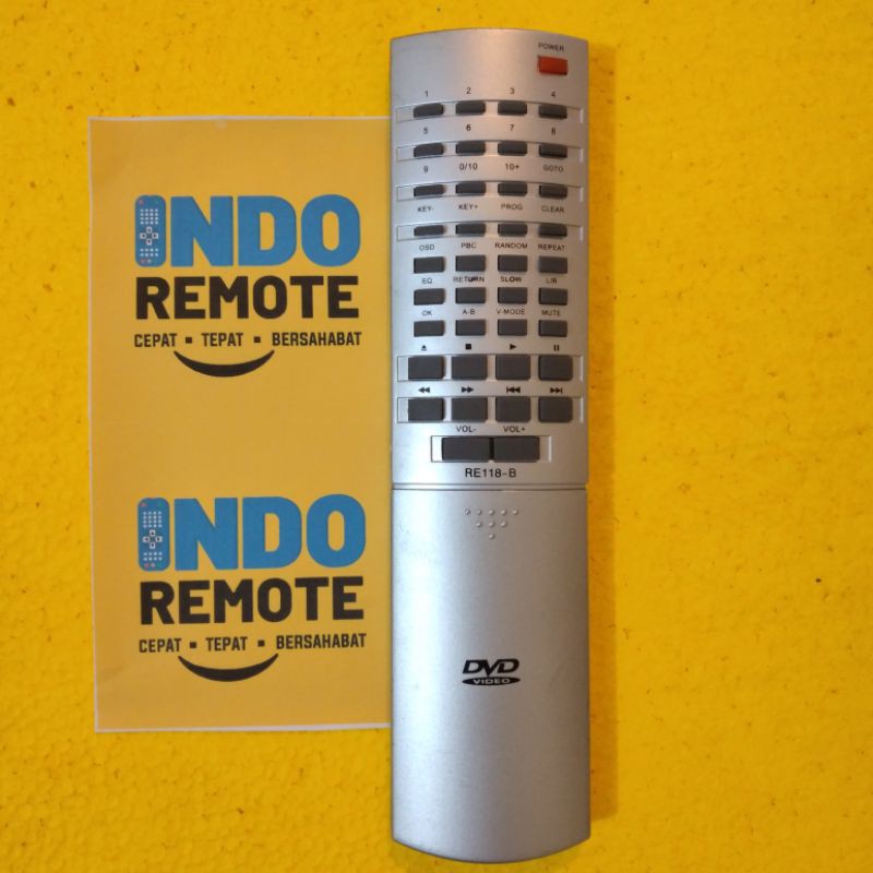 REMOTE DVD VITRON RE118-B ORIGINAL