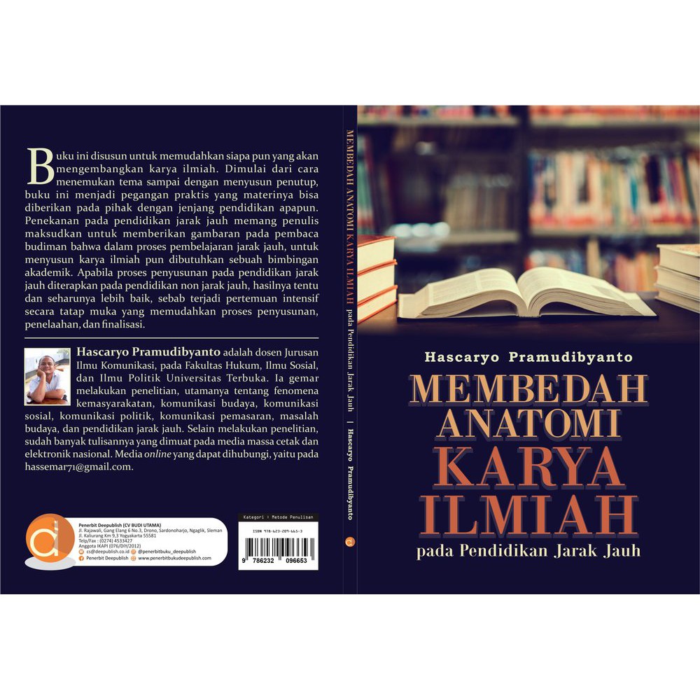 Buku Membedah Anatomi Karya Ilmiah Pada Pendidikan Jarak Jauh Deepublish Shopee Indonesia