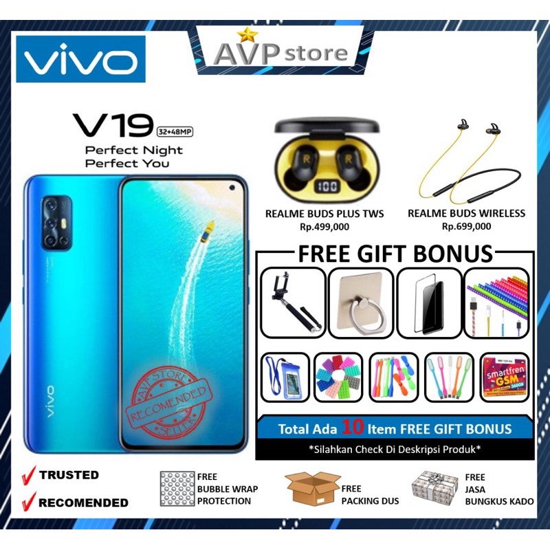 Vivo V19 8/256GB Garansi Resmi