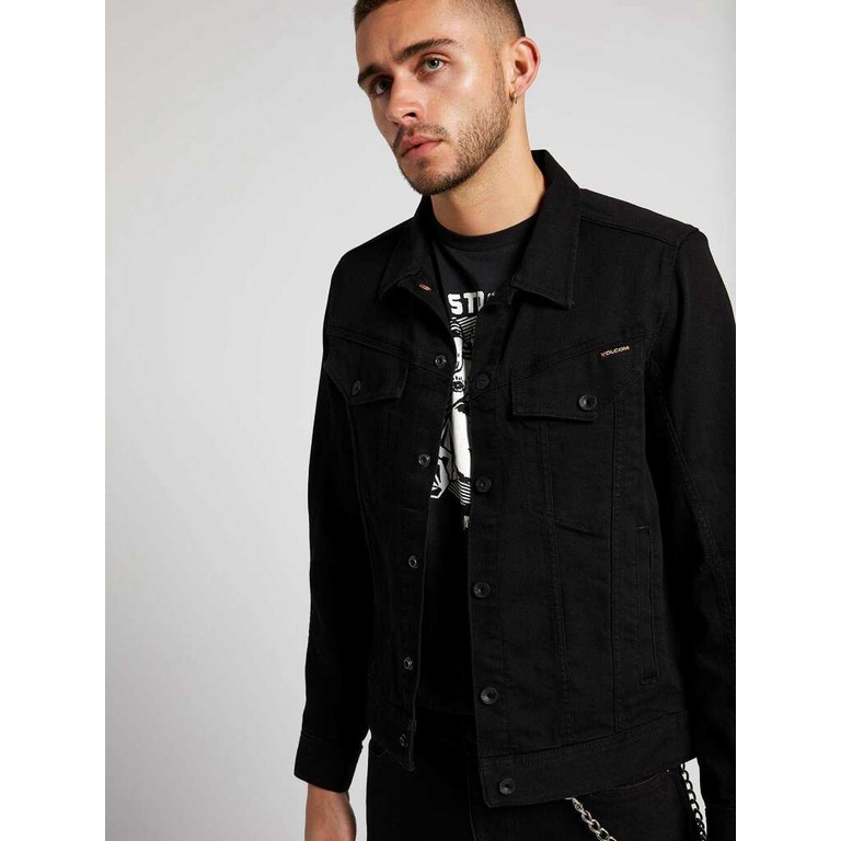 Jaket Jeans Volcom Original Volcom MJK Weaver Denim BLK