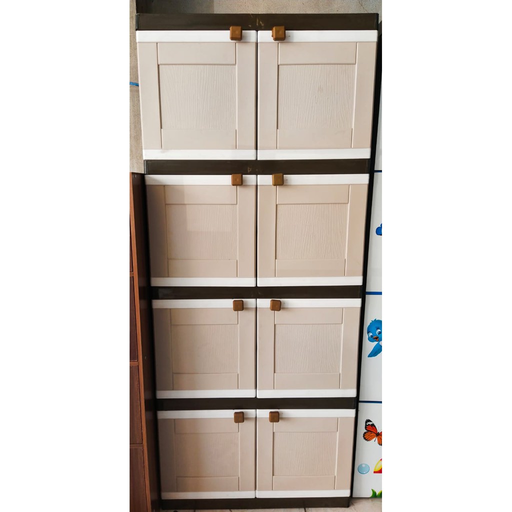 Lemari Plastik Club JUMBO 3 susun 4 susun Lemari Pakaian (Khusus Bandung)