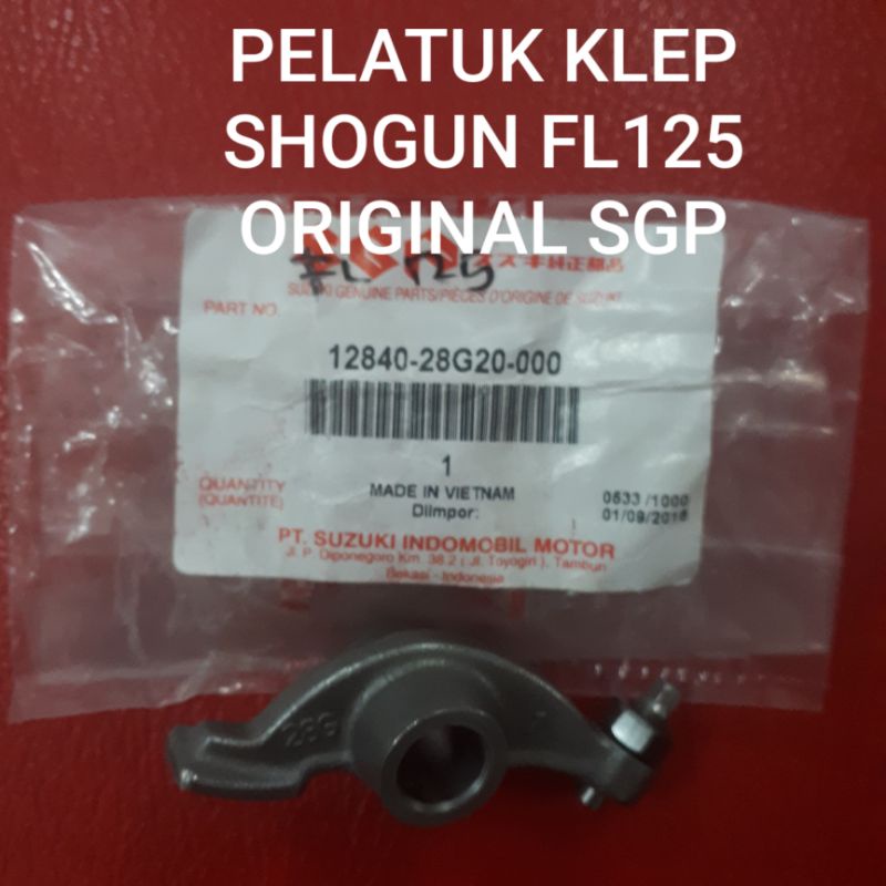 PELATUK KLEP SHOGUN FL125 ROCKER ARM SHOGUN FL125 ORIGINAL SUZUKI ASLI SGP