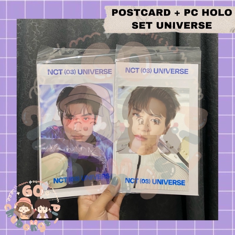 [READY STOCK] MD MERCHANDISE MERCH UNIVERSE - Postcard + Hologram PC UNIVERSE NCT 2021 JENO JAEHYUN