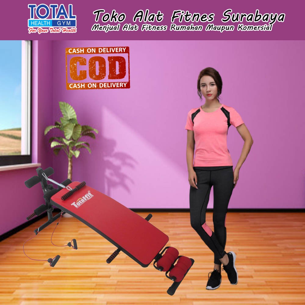 Distributor, Alat Fitness, Papan Sit Up, Sit Up bench Total Fitness Surabaya