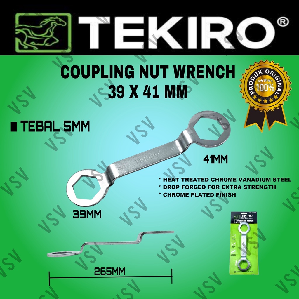 TEKIRO Kunci Kopling Motor 39x41 Coupling Nut Wrench Kunci CVT Blok mesin