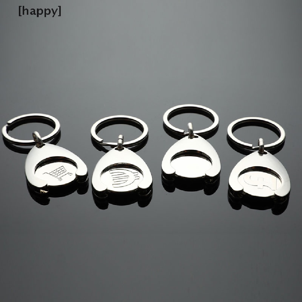 HA Keychain Shopping Cart Pluggable Design Key Chain for Car Key Ring Holders ID