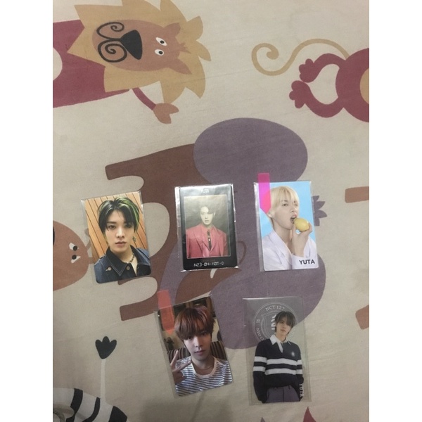 YUTA PHOTOCARD (NATREP BACSCHOOL  AC PAST FUTURE RESONANCE KIHNO SUHUM STICKY)