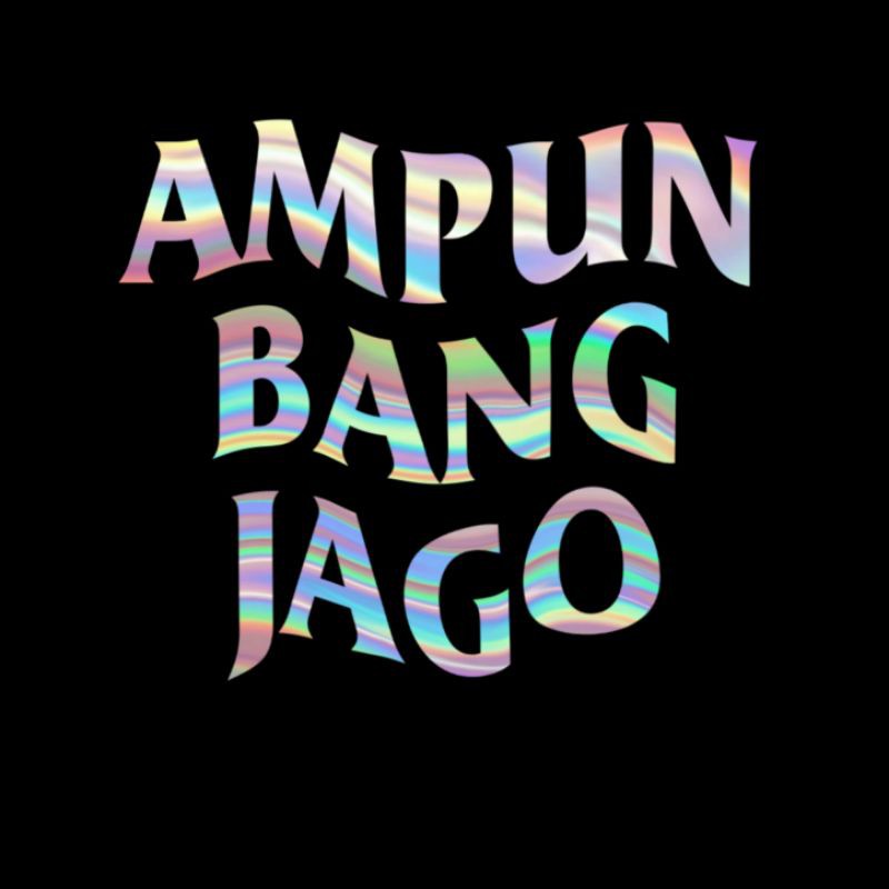 STIKER HOLOGRAM AMPUN BANG JAGO TERMURAH DAN TERLARIS (HP, MOTOR, MOBIL, HELM DLL)