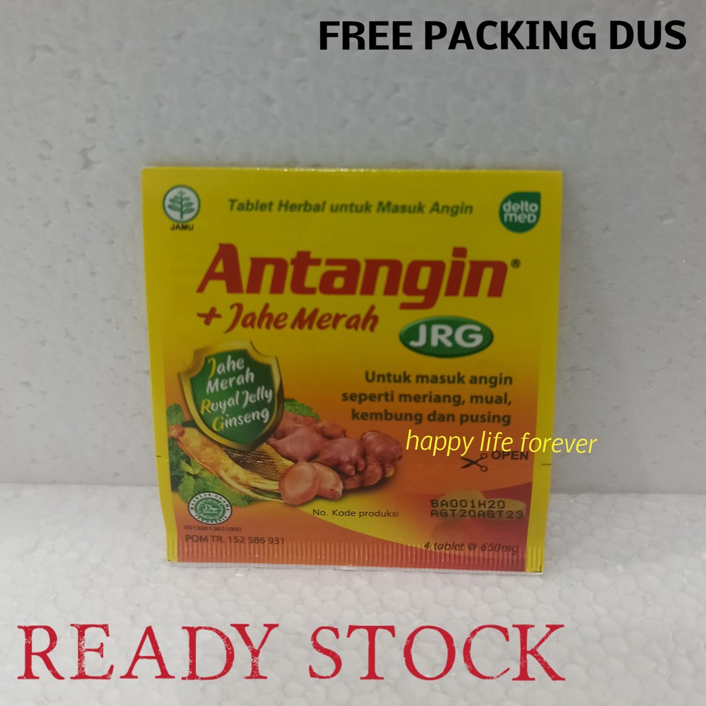 

Antangin JRG Tablet + Jahe Merah isi 4 tablet - Obat Masuk Angin