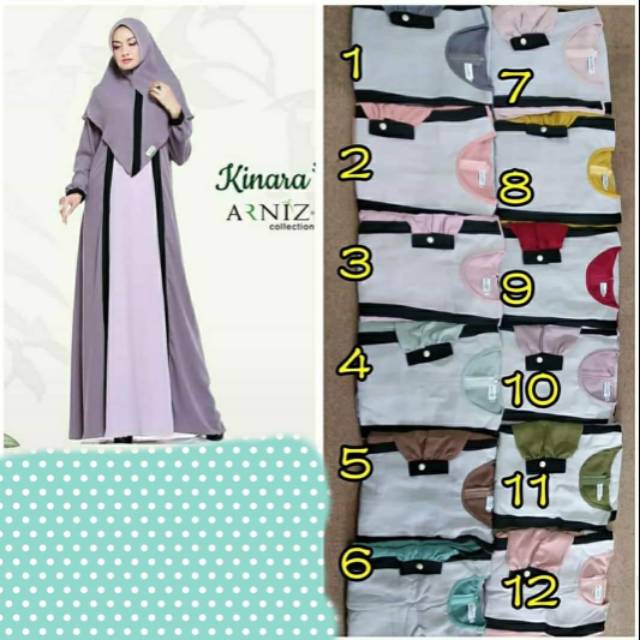 Arniz syari set hijab