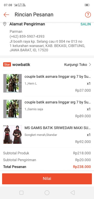Couple Batik Asmara Linggar Srg 7 By Suryandhanu 4666784743886 Couple L - Fit X