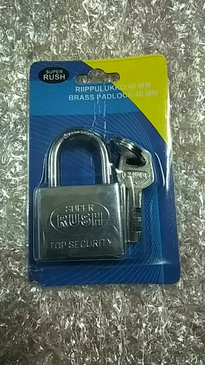 Gembok Nikel Rush 40 Mm Pendek / Panjang