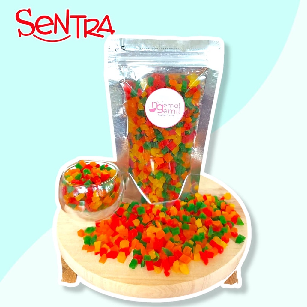 

Sukade Pepaya Mix Warna Homemade Kualitas Premium || Snack