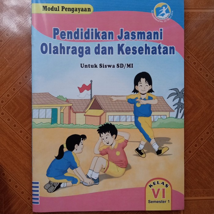 ✨ READY✨ Lks PJOK Kelas 4 5 6 Semester 1 Cv Bina Pustaka - Kelas 6