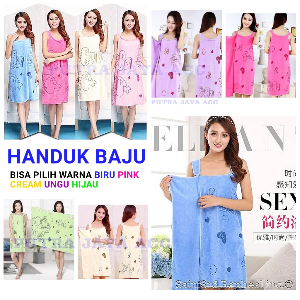 Baju Handuk / Handuk Baju / Wearable towel NEW