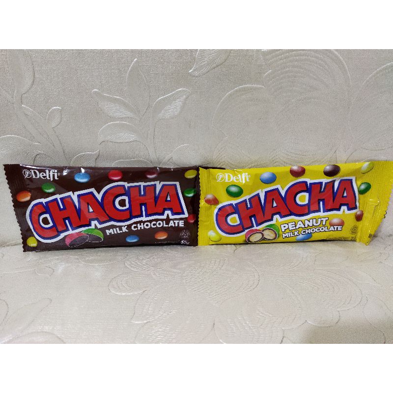 

CHA CHA DELFI 40 GRAM / COKELAT CHA CHA / CHA CHA MILK / CHA CHA PEANUT / CHA CHA