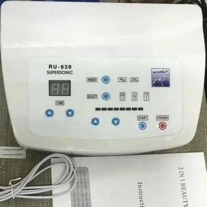 Alat Kecantikan 2 In 1 Facial Ultrasond Ultrasonic Detox Soft Cauter