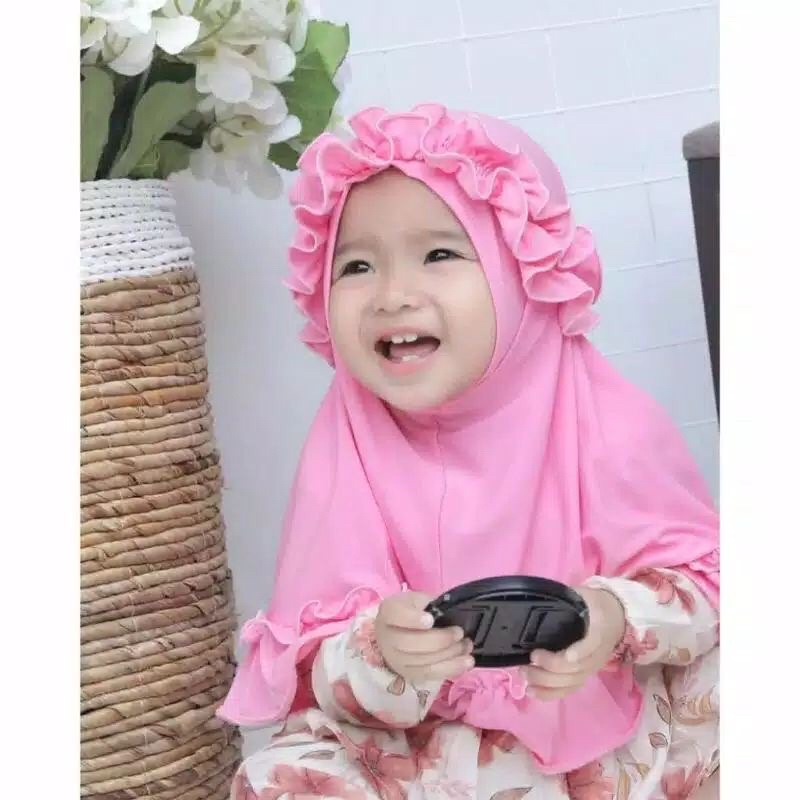 Jilbab Anak Kriwil 0-3th Bahan Super Jersey