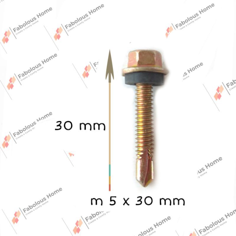 SKRUP ROOFING M5 X 30 MM