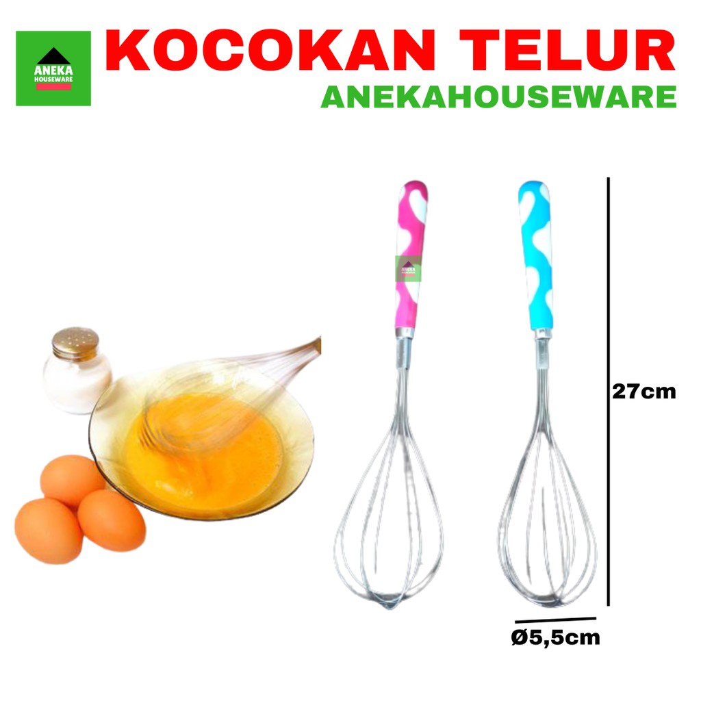 Anekahouseware Kocokan Telur Manual mixer telur plastik