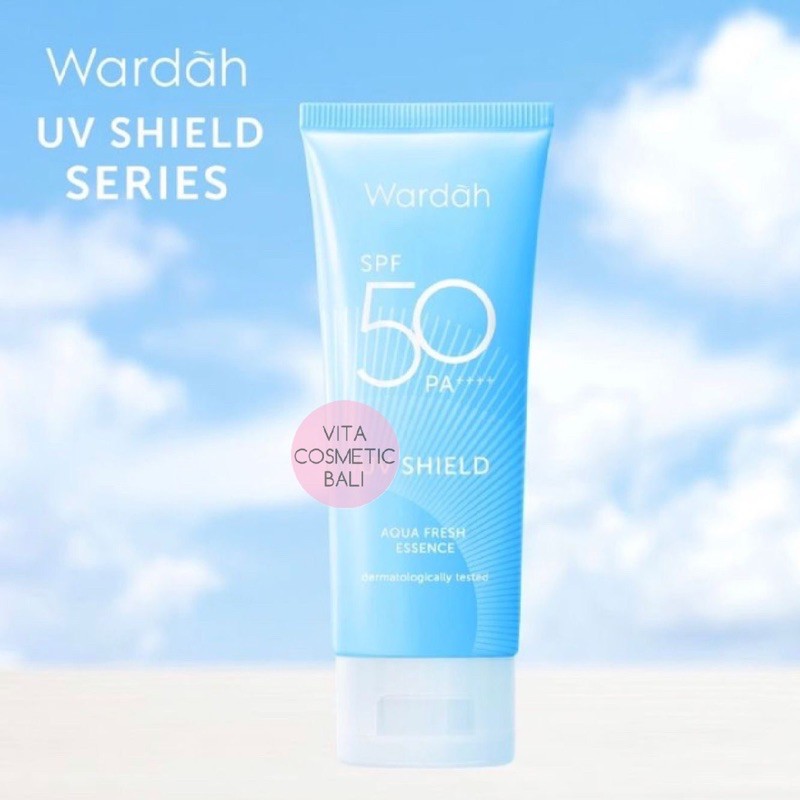Wardah UV Shield Aqua Fresh Essence SPF 50 PA++ sunscreen tabir surya