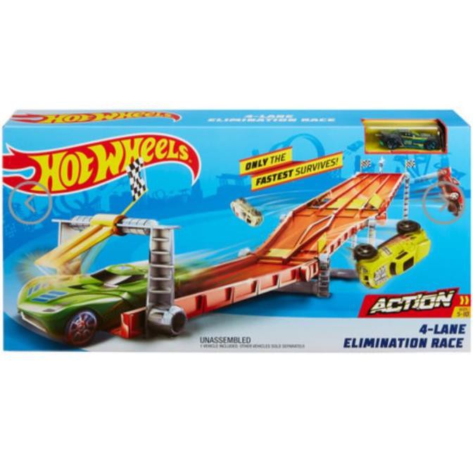 Hot Wheels Ultimate 4 Lane Elimination Race Track