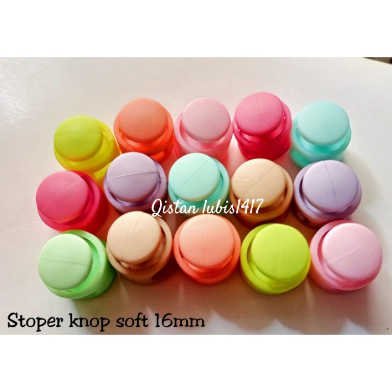 Stoper knop dove soft 16mm ecer/1 pcs