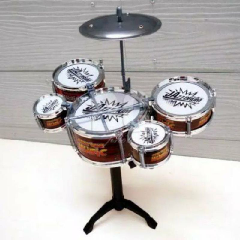 MAINAN JAZZ DRUM SET PUKUL isi 5 pcs ANAK COWOK