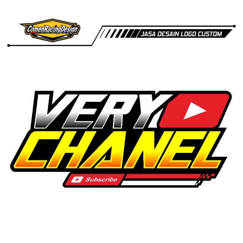 JASA DESAIN LOGO CHANNEL YOUTUBE CUSTOM, DESAIN SUKA SUKA SESUAI PERMINTAAN