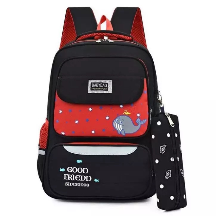 Tas Ransel Sekolah Anak Perempuan Terbaru 2021_Tas Backpack Sekolah Anak Perempuan PAUD TK SD SMP Termurah_Tas Gendong Perempuan Motif Carakter Paus Terbaru_Tas Ransel Backpack Korea Style BISA BAYAR DI TEMPAT [COD]