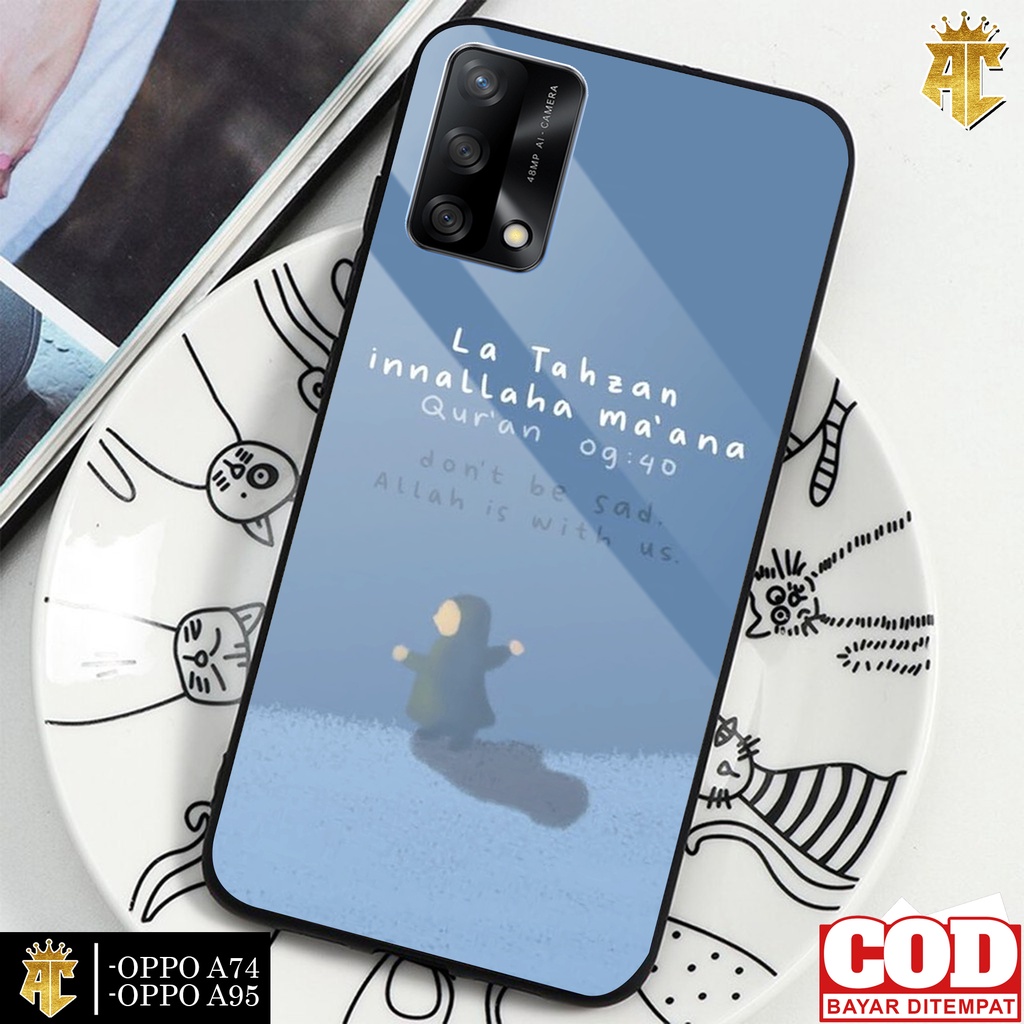 Case OPPO A74/OPPO A95 - Casing OPPO A74/OPPO A95  Terbaru 2021 AERO CASE [ QUOTES ] Silikon OPPO A7