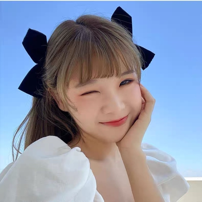 Lm boutique~ JEPIT JISOO RIBBON per pasang