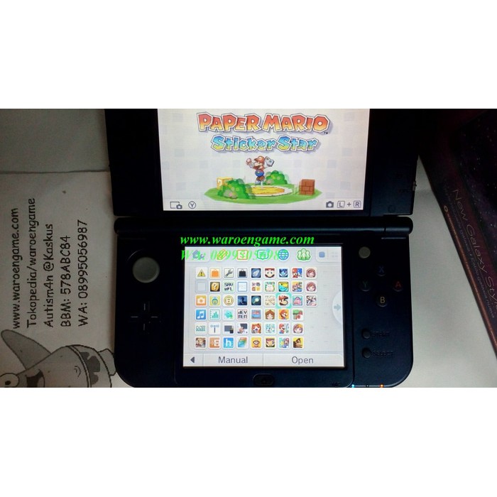 TERMURAH  New Nintendo 3DS XL Galaxy Style Edition CFW 32GB, Luma+A9LH+HG9