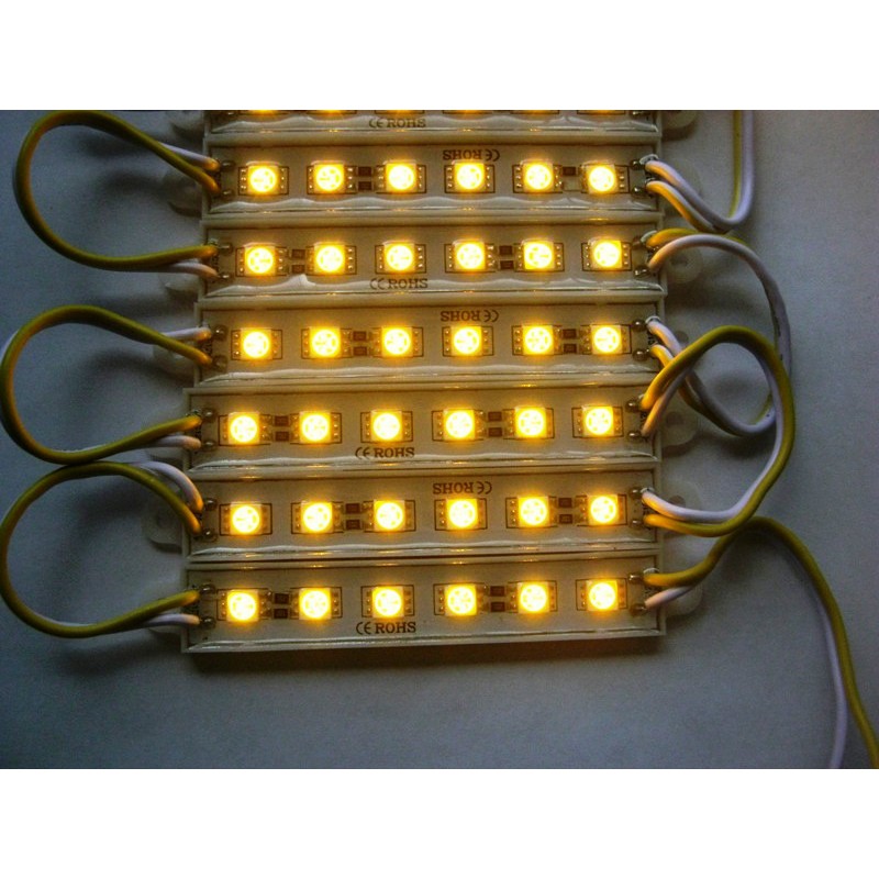 Led Module 6 Mata SMD DC 12 V Waterproof Kuning