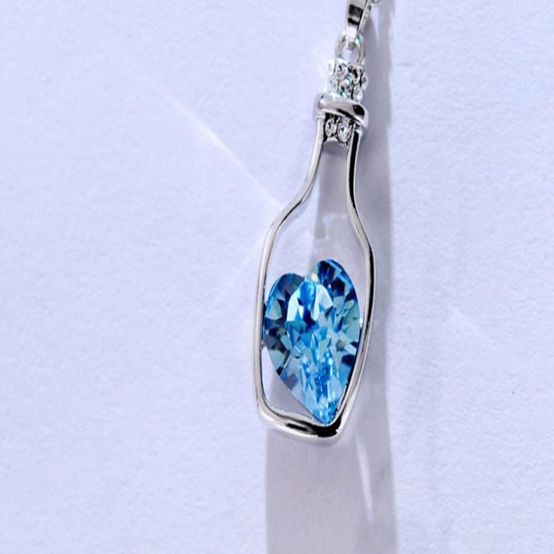 Kode 806 Kalung dan liontin Botol elegan lucu mini fashion kado