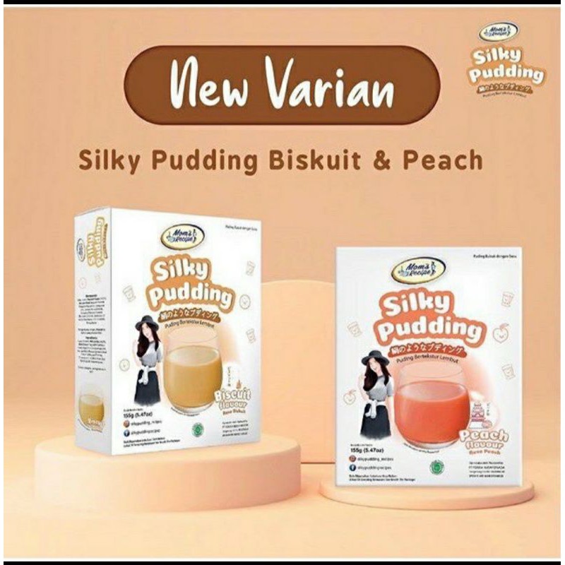 

Silky Pudding / Pudding bubuk dengan susu 155 gram varian baru.