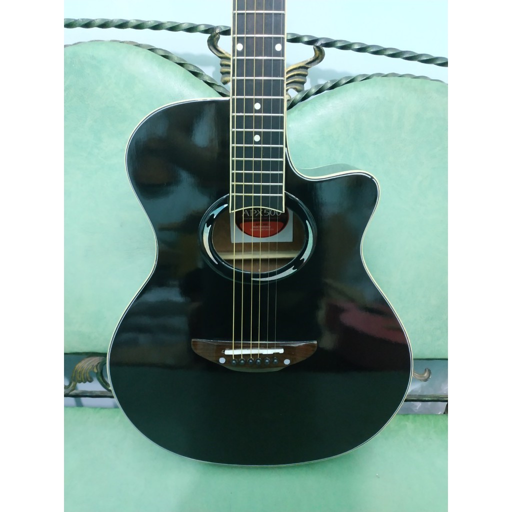 Gitar Akustik Elektrik Merk Yamaha Tipe APX-500 Hitam Glossy Equalizer Eq-7545 Murah Jakarta