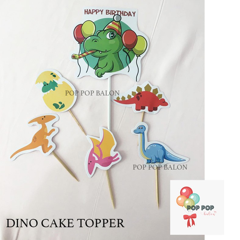 Cake Topper Little DINO / Topper Kue Dinosaurus