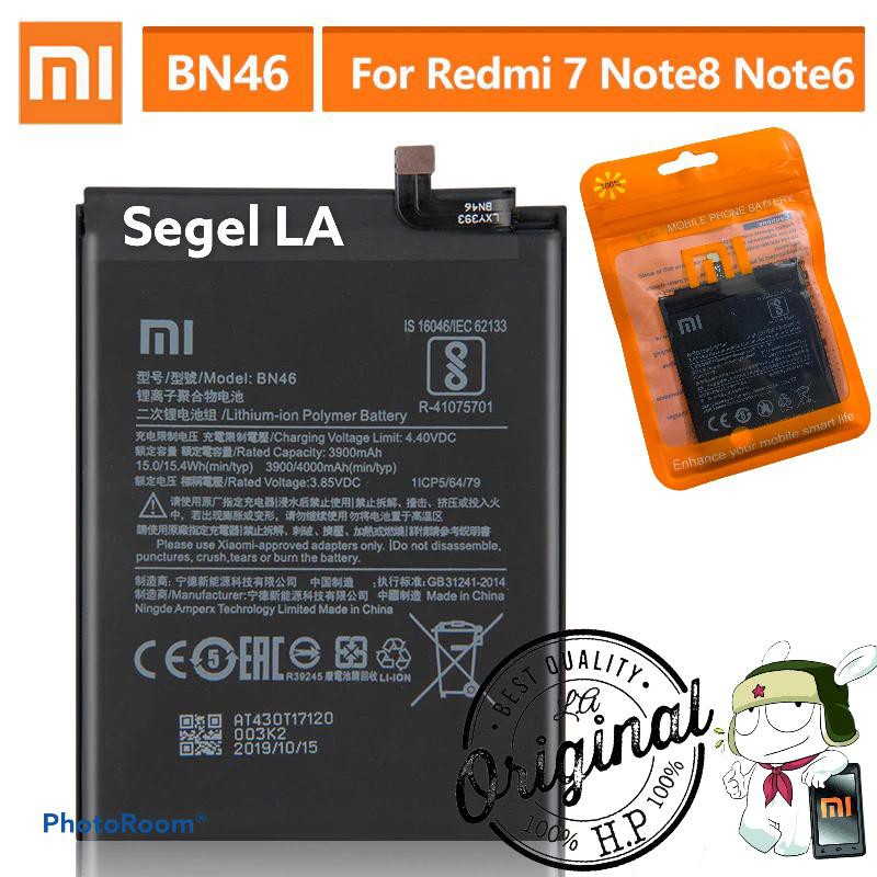 Battery Battrey Batrei Xiaomi BN46 Redmi 7 note 8 note 6 Original