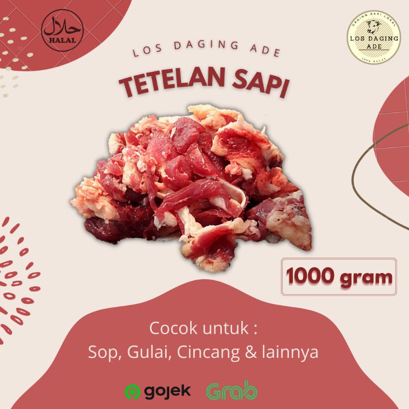

Tetelan Sapi Lokal Fresh | 1000 gram