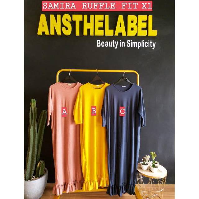 GAMIS CASUAL SAMIRA RUFFLE BY ANSTHELABEL JAKARTA