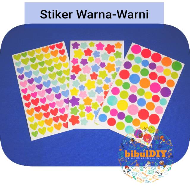 

Stiker Warna-Warni