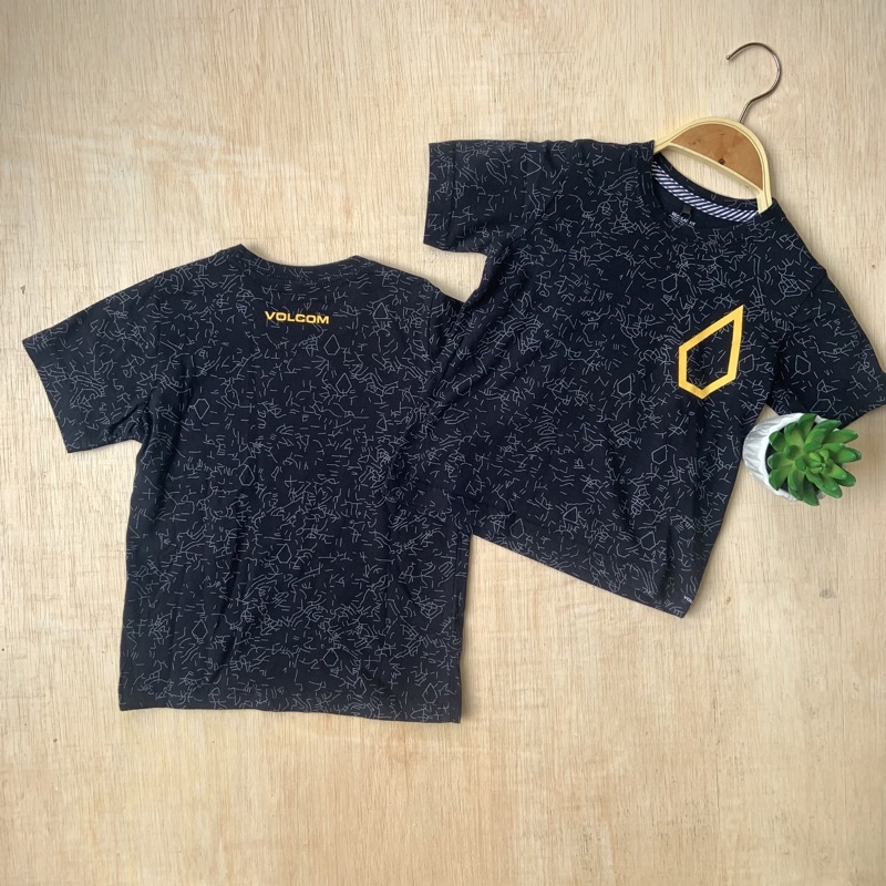 volcom baju kaos anak hitam original 100% sale