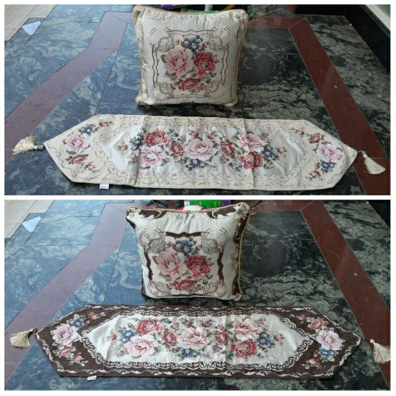 Sarung Bantal Set Sofa Belgie Ukuran 45x45 cm Mewah Premium Impor Gaya Eropa