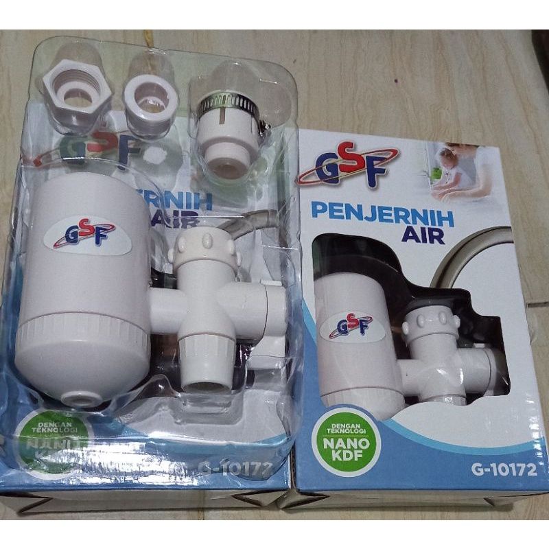 Water Purifier Filter Kran Penyaring Penjernih Air GSF penyaring air kran NANO KDF/GSF GSF G-10172