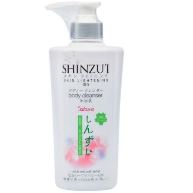 SHINZU'I SKIN LIGHTENING BODY CLEANSER SABUN - 500ML