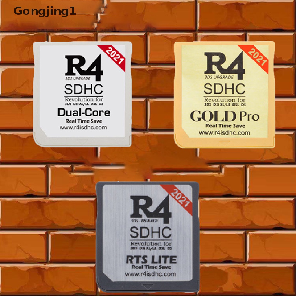 Gongjing1 2021 R4 Gold Pro SDHC Untuk DS / 3DS / 2DS / Revolution Cartridge Dengan Adapter USB