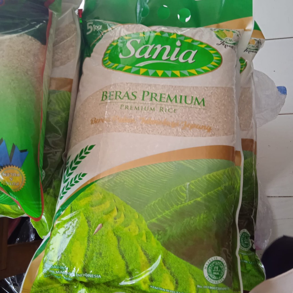 

Beras 5 kg Sania Premium Rice dan Topi Koki