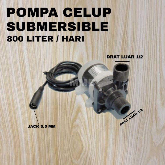 DINAMO PUMP DC 12V / POMPA CELUP / POMPA SUBMERSIBLE 12V AQUARIUM / HIDROPONIK